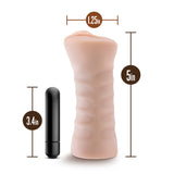 Buy M for Men - Rain - Flesh Vibrating Vagina Stroker at NZ’s Mega Adult Toys Store. Discover premium sex toys with discreet shipping at the best price in NZ