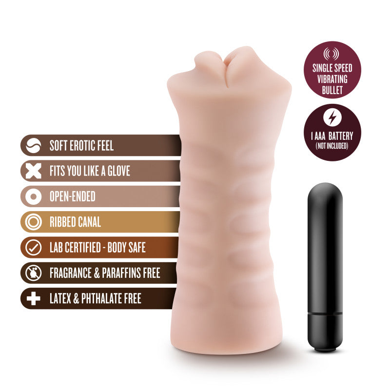 Buy M for Men - Skye - Flesh Vibrating Mouth Stroker at NZ’s Mega Adult Toys Store. Discover premium sex toys with discreet shipping at the best price in NZ