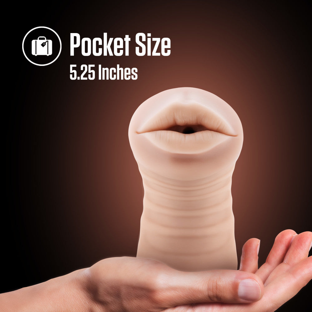 Buy EnLust - Nicole - Flesh Vibrating Oral Stroker at NZ’s Mega Adult Toys Store. Discover premium sex toys with discreet shipping at the best price in NZ