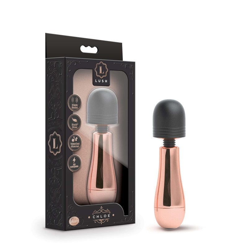 Buy Lush Chloe - Rose Gold USB Rechargeable Mini Massager Wand at NZ’s Mega Adult Toys Store. Discover premium sex toys with discreet shipping at the best price in NZ