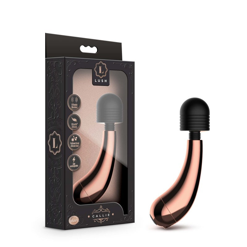 Buy Lush Callie - Rose Gold USB Rechargeable Mini Massager Wand at NZ’s Mega Adult Toys Store. Discover premium sex toys with discreet shipping at the best price in NZ