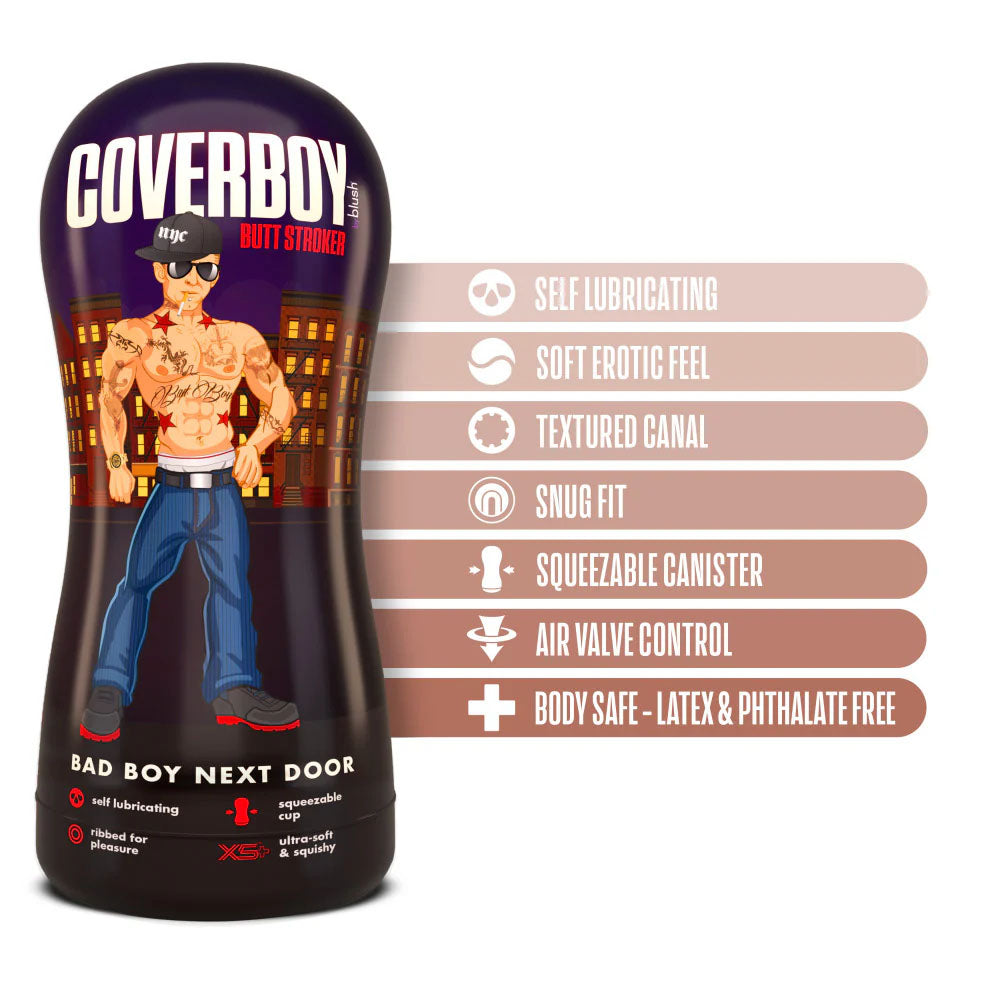 Buy Coverboy Bad Boy Next Door - Flesh Male Ass Stroker at NZ’s Mega Adult Toys Store. Discover premium sex toys with discreet shipping at the best price in NZ