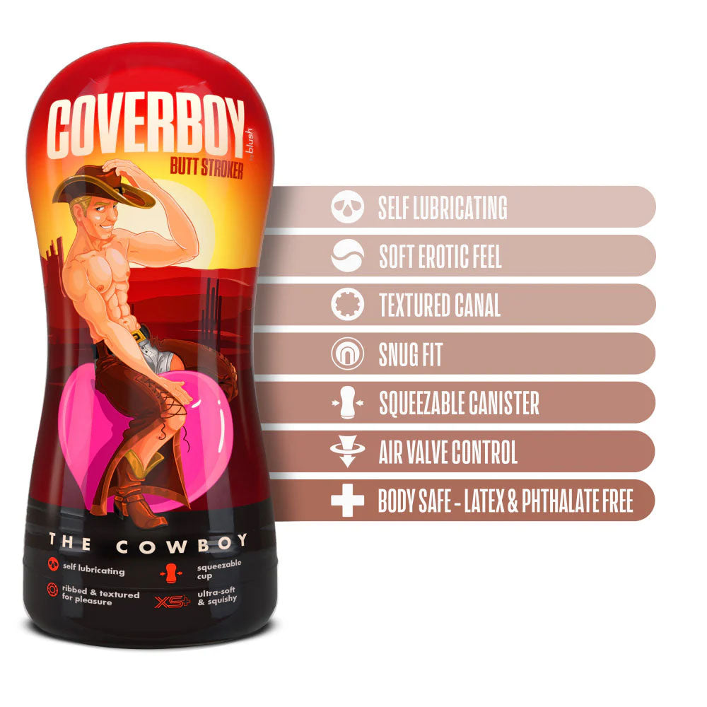 Buy Coverboy The Cowboy - Flesh Male Ass Stroker at NZ’s Mega Adult Toys Store. Discover premium sex toys with discreet shipping at the best price in NZ