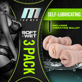 Buy M For Men 3 - Pack Self - Lubricating Vibrating Strokers - Flesh Vibrating Strokers - 3 Pack at NZ’s Mega Adult Toys Store. Discover premium sex toys with discreet shipping at the best price in NZ