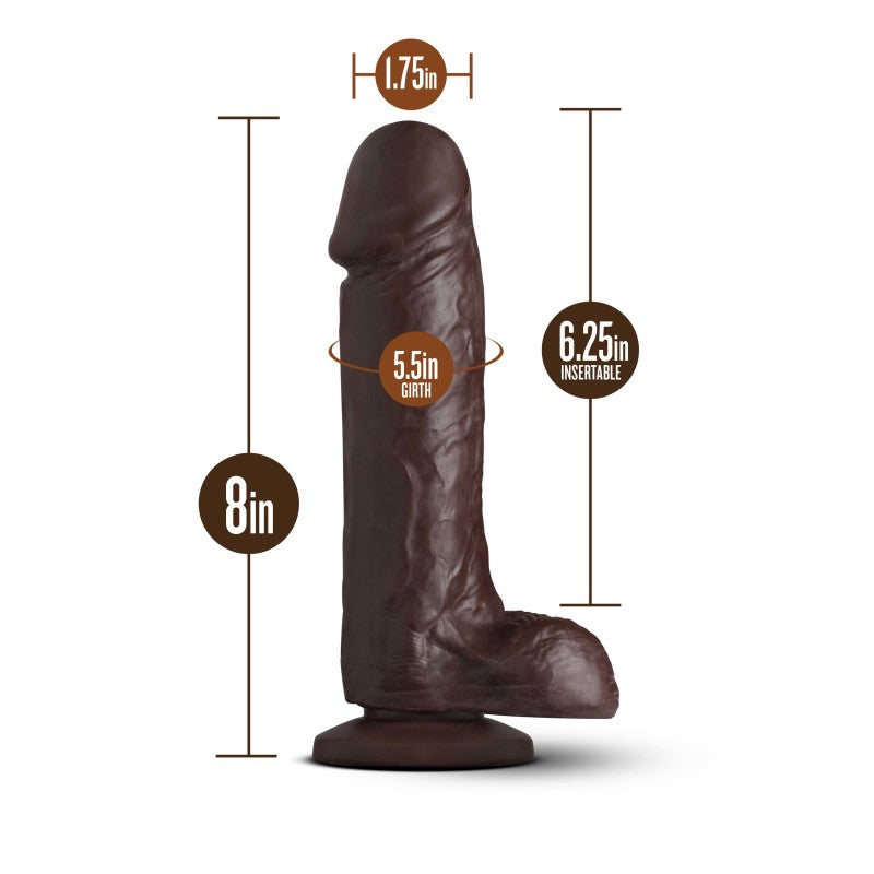 Buy Loverboy The Movie Star - Chocolate Brown 20.3 cm (8'') Dong at NZ’s Mega Adult Toys Store. Discover premium sex toys with discreet shipping at the best price in NZ