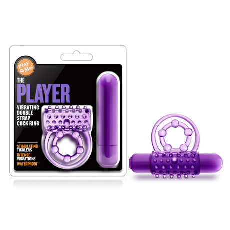 Buy Play With Me - The Player - Purple Vibrating Cock & Ball Rings at NZ’s Mega Adult Toys Store. Discover premium sex toys with discreet shipping at the best price in NZ