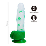 Buy Maia LEIF - Clear/Green 17.8 cm Leaf Print Dong at NZ’s Mega Adult Toys Store. Discover premium sex toys with discreet shipping at the best price in NZ