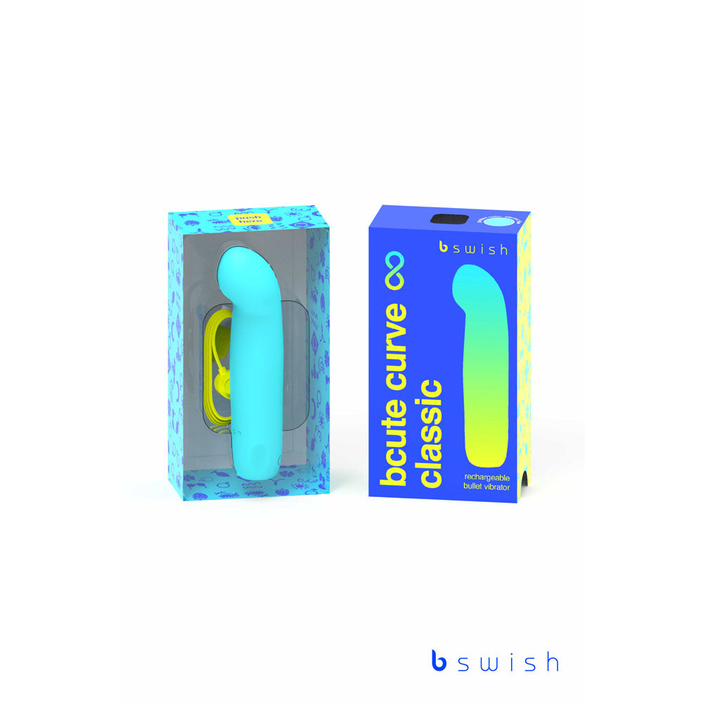 Buy Bcute Curve Infinite Classic - Electric Blue - Blue 10 cm USB Rechargeable Vibrator at NZ’s Mega Adult Toys Store. Discover premium sex toys with discreet shipping at the best price in NZ