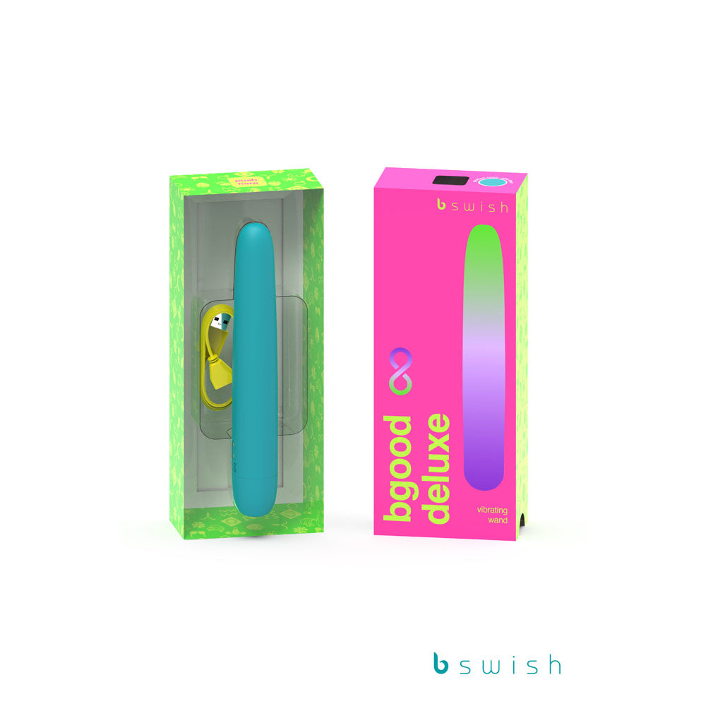 Buy Bgood Infinite Deluxe - Sea Foam - Sea Foam Teal 18 cm USB Rechargeable Vibrator at NZ’s Mega Adult Toys Store. Discover premium sex toys with discreet shipping at the best price in NZ