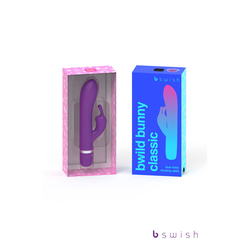 Buy Bwild Classic Bunny - Purple - Purple 15.2 cm (6'') Rabbit Vibrator at NZ’s Mega Adult Toys Store. Discover premium sex toys with discreet shipping at the best price in NZ