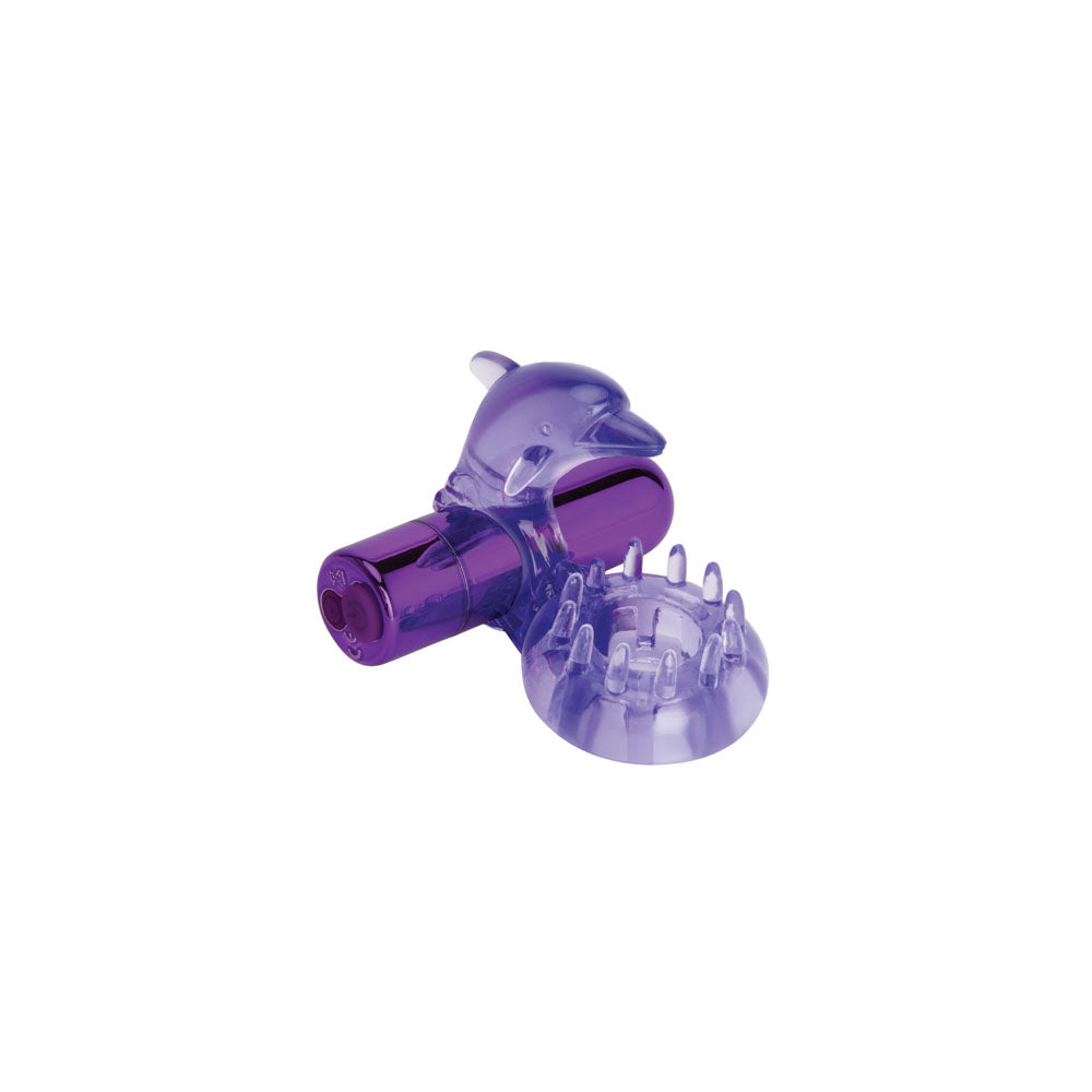 Buy Bodywand Rechargeable Dolphin Ring with Clit Ticklers - Purple USB Rechargeable Vibrating Cock Ring at NZ’s Mega Adult Toys Store. Discover premium sex toys with discreet shipping at the best price in NZ