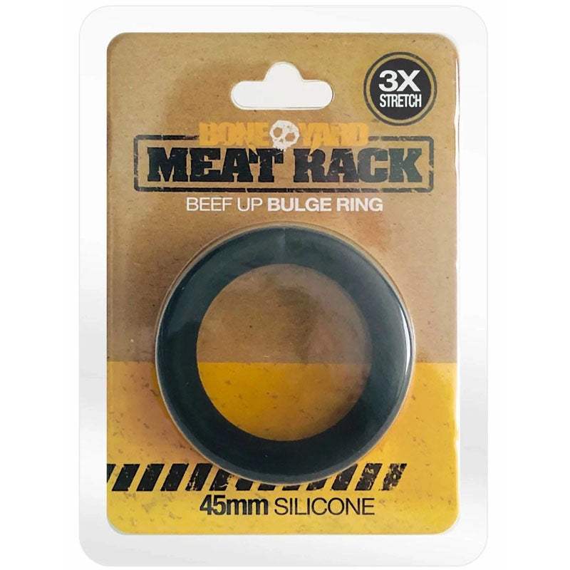 Buy Boneyard Meat Rack Beef Up Bulge Ring Black - Black 45 mm Silicone Cock Ring at NZ’s Mega Adult Toys Store. Discover premium sex toys with discreet shipping at the best price in NZ