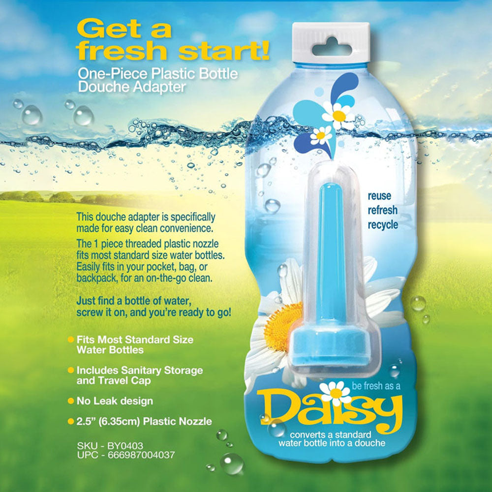 Buy Skwert Daisy Douche - Blue Douche Nozzle for Water Bottles at NZ’s Mega Adult Toys Store. Discover premium sex toys with discreet shipping at the best price in NZ