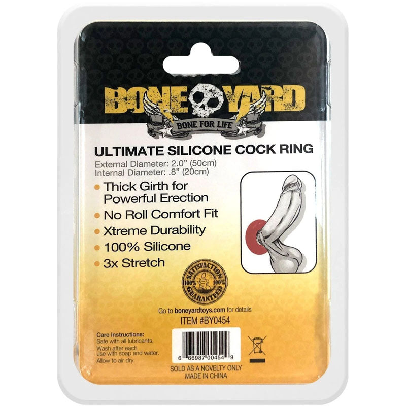 Buy Boneyard Ultimate Silicone Cock Ring Red - Red 50mm Cock Ring at NZ’s Mega Adult Toys Store. Discover premium sex toys with discreet shipping at the best price in NZ