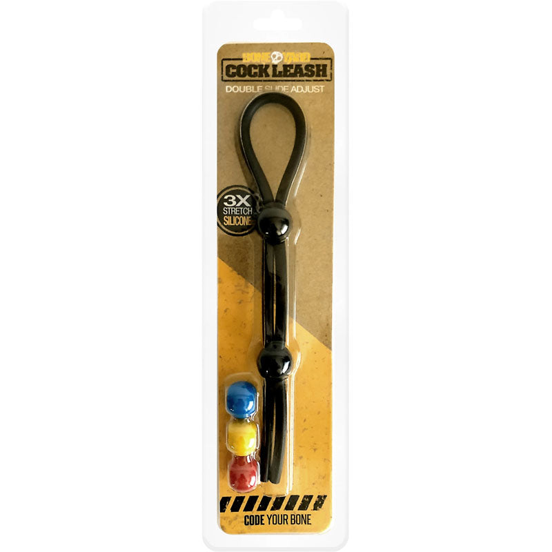 Buy Boneyard Cock Leash Double - Black Adjustable Cock Lasso Ring at NZ’s Mega Adult Toys Store. Discover premium sex toys with discreet shipping at the best price in NZ