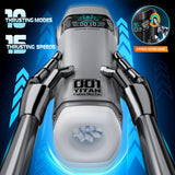 Buy CyberSkin B - Titan - Grey USB Rechargeable Thrusting & Vibrating Auto Masturbator with Heater at NZ’s Mega Adult Toys Store. Discover premium sex toys with discreet shipping at the best price in NZ