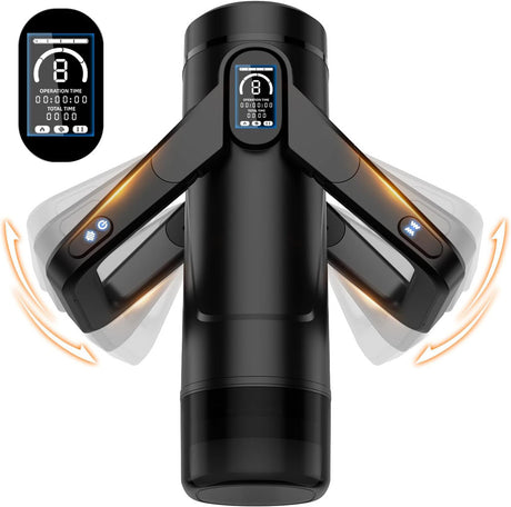 Buy CyberSkin The Wing - Black USB Rechargeable Thrusting & Massaging Auto Masturbator with Heater at NZ’s Mega Adult Toys Store. Discover premium sex toys with discreet shipping at the best price in NZ