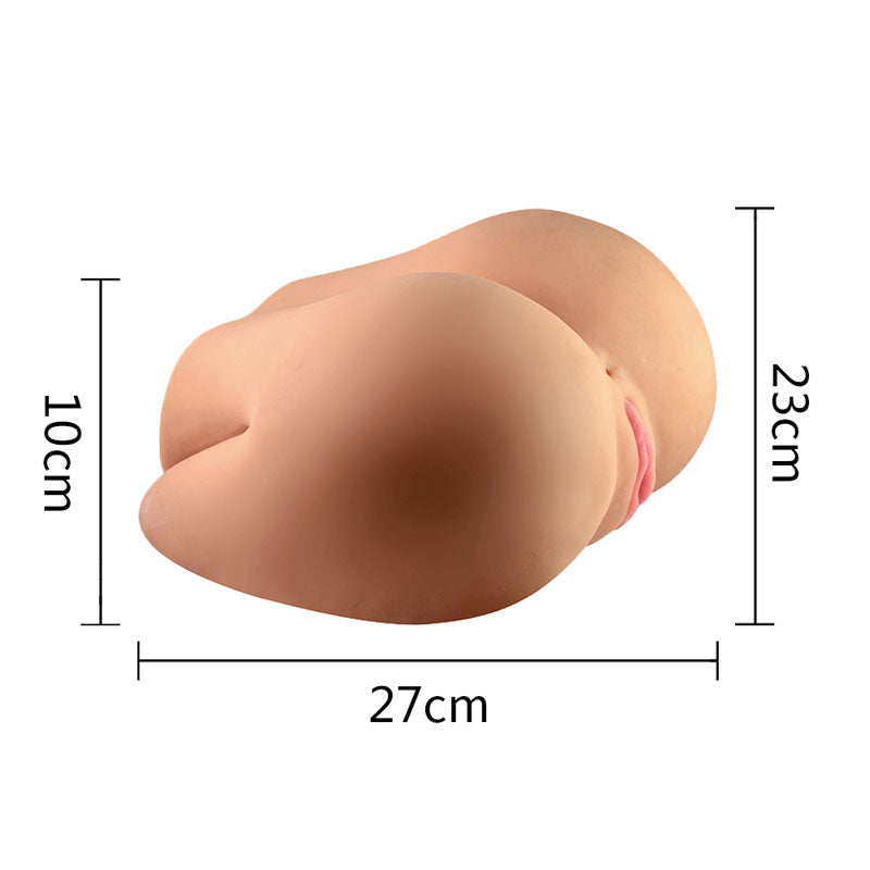 The Feel Me Bare Giga Ass Masturbator is a lifelike adult toy crafted to resemble a human torso with smooth, beige TPE that’s phthalate-free. Measuring 10 cm high, 27 cm wide, and 23 cm long, it features defined curves for an enhanced solo experience.