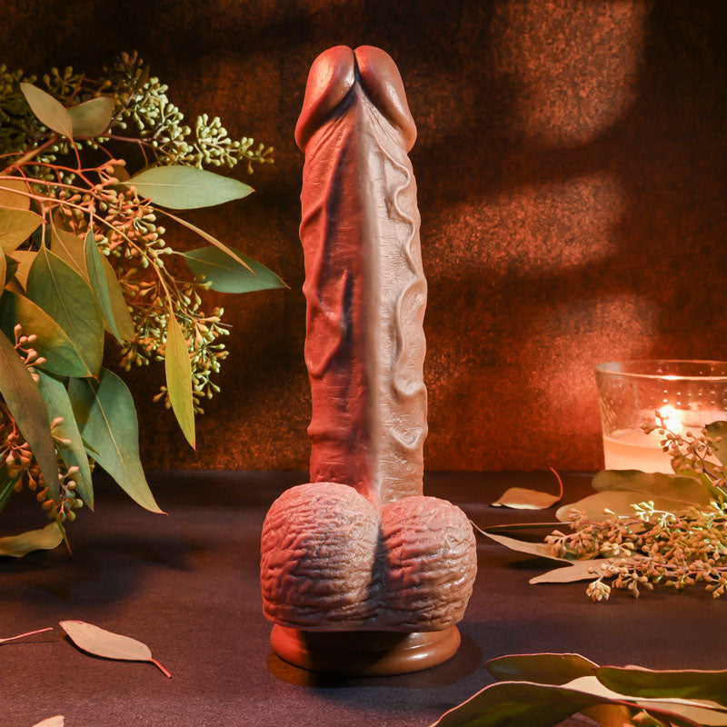 Buy Evolved REALISTIC DILDO 8'' DARK - Brown 21 cm Dong at NZ’s Mega Adult Toys Store. Discover premium sex toys with discreet shipping at the best price in NZ