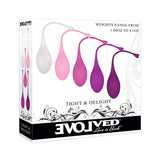 Buy Evolved TIGHT & DELIGHT - Kegel Trainer Set - 5 Piece Kit at NZ’s Mega Adult Toys Store. Discover premium sex toys with discreet shipping at the best price in NZ