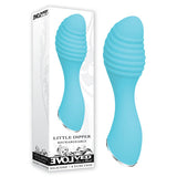 Buy Evolved Little Dipper - Light Blue 10.1 cm (4'') USB Rechargeable Mini Vibrator at NZ’s Mega Adult Toys Store. Discover premium sex toys with discreet shipping at the best price in NZ