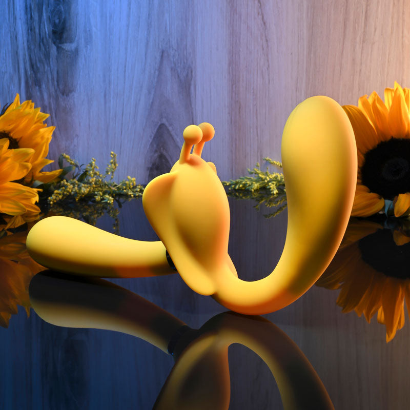 Buy Evolved THE MONARCH - Yellow USB Rechargeable Multi Use Couples Vibrator at NZ’s Mega Adult Toys Store. Discover premium sex toys with discreet shipping at the best price in NZ