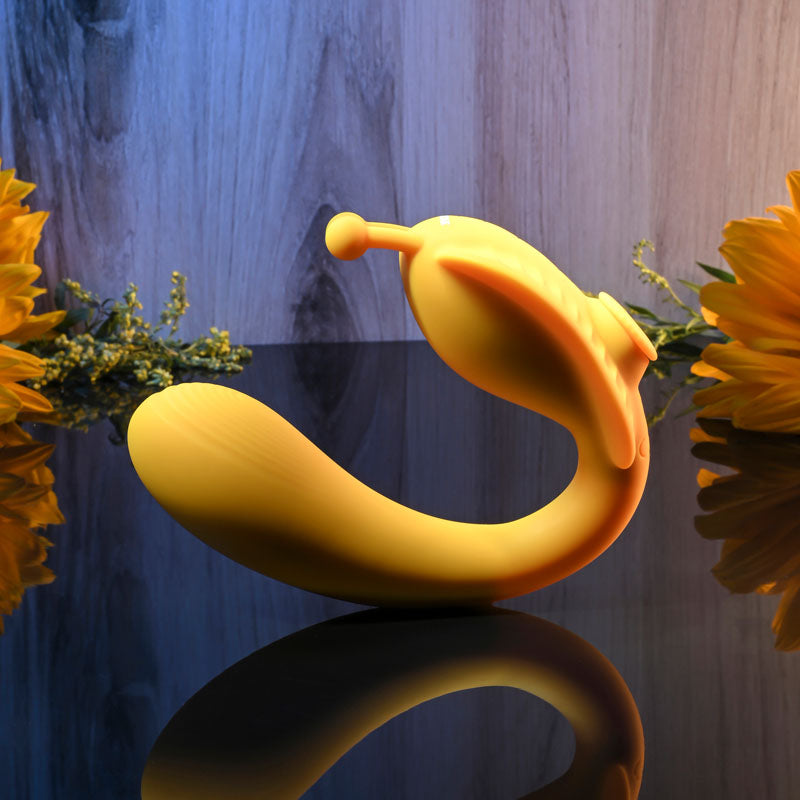 Buy Evolved THE MONARCH - Yellow USB Rechargeable Multi Use Couples Vibrator at NZ’s Mega Adult Toys Store. Discover premium sex toys with discreet shipping at the best price in NZ