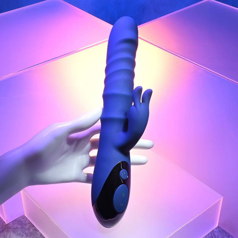 Buy Evolved The Ringer - Blue 23.8 cm USB Rechargeable Rabbit Vibrator at NZ’s Mega Adult Toys Store. Discover premium sex toys with discreet shipping at the best price in NZ