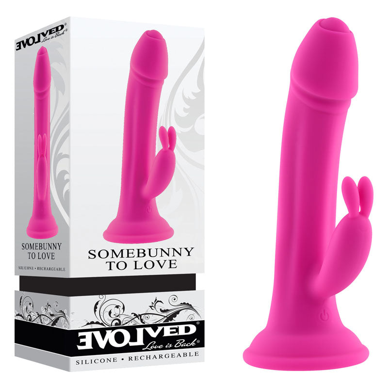 Buy Evolved SOMEBUNNY TO LOVE - Pink 19.7 cm USB Rechargeable Rabbit Vibrator at NZ’s Mega Adult Toys Store. Discover premium sex toys with discreet shipping at the best price in NZ