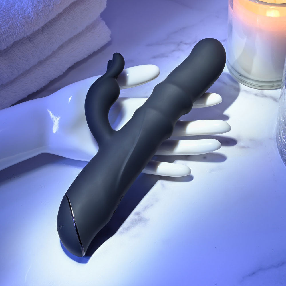 Buy Evolved RINGMASTER - Black 23.1 cm USB Rechargeable Rabbit Vibrator at NZ’s Mega Adult Toys Store. Discover premium sex toys with discreet shipping at the best price in NZ