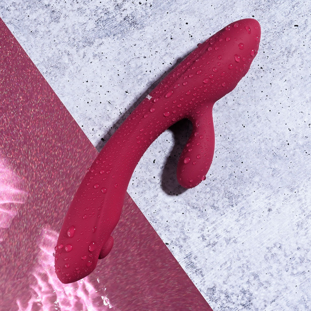 Buy Evolved JAMMIN' G - Burgundy 20.1 cm USB Rechargeable Rabbit Vibrator at NZ’s Mega Adult Toys Store. Discover premium sex toys with discreet shipping at the best price in NZ