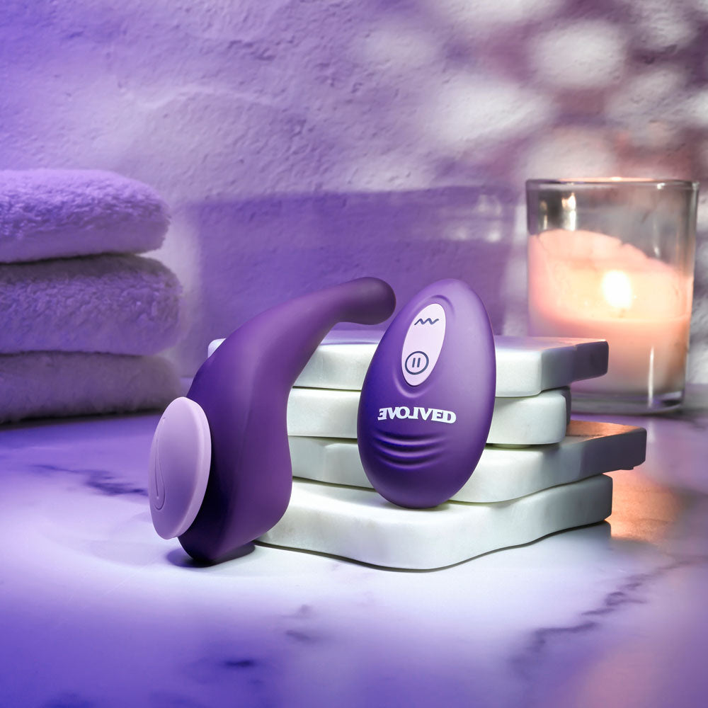 Buy Evolved PANTY PARTY - Purple USB Rechargeable Panty Vibrator with Remote Control at NZ’s Mega Adult Toys Store. Discover premium sex toys with discreet shipping at the best price in NZ