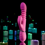 Buy Evolved PINK DRAGON - Pink 24.2 cm USB Rechargeable Thrusting Rabbit Vibrator at NZ’s Mega Adult Toys Store. Discover premium sex toys with discreet shipping at the best price in NZ