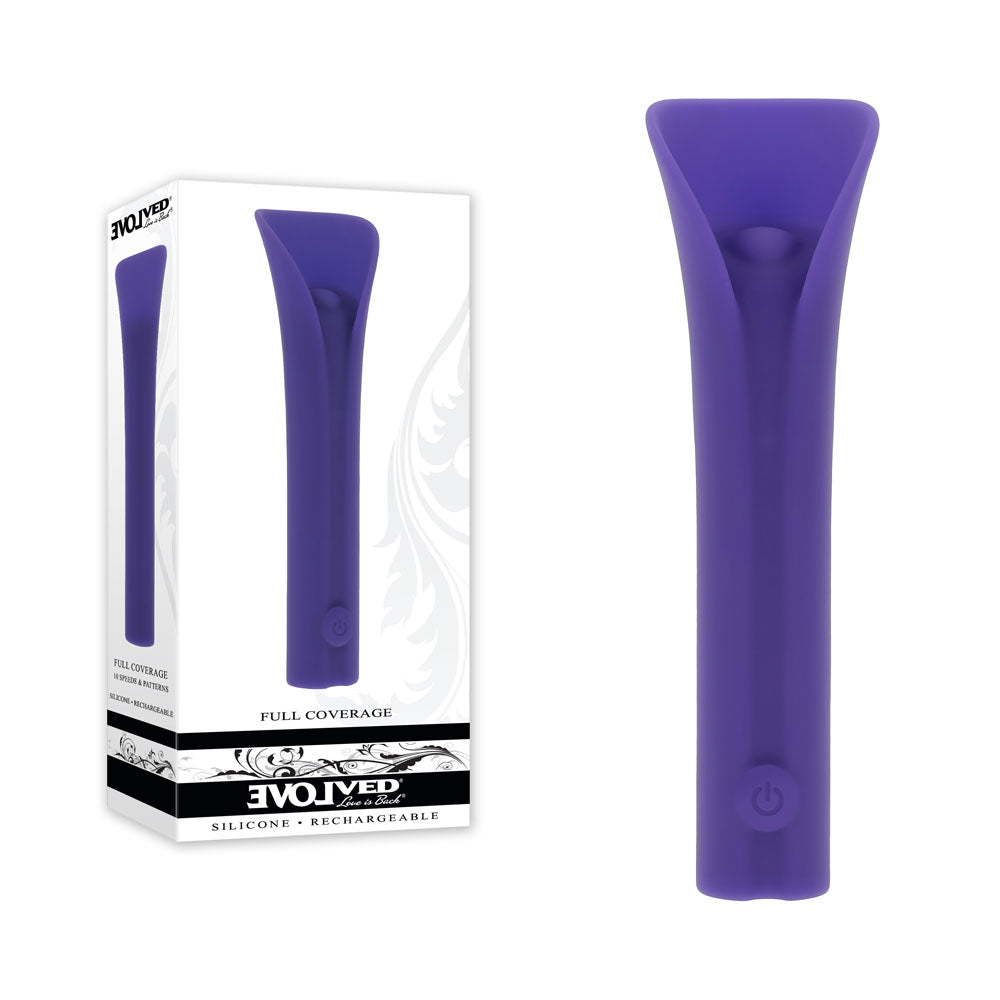 Buy Evolved FULL COVERAGE - Purple 11.9 cm USB Rechargeable Bullet at NZ’s Mega Adult Toys Store. Discover premium sex toys with discreet shipping at the best price in NZ