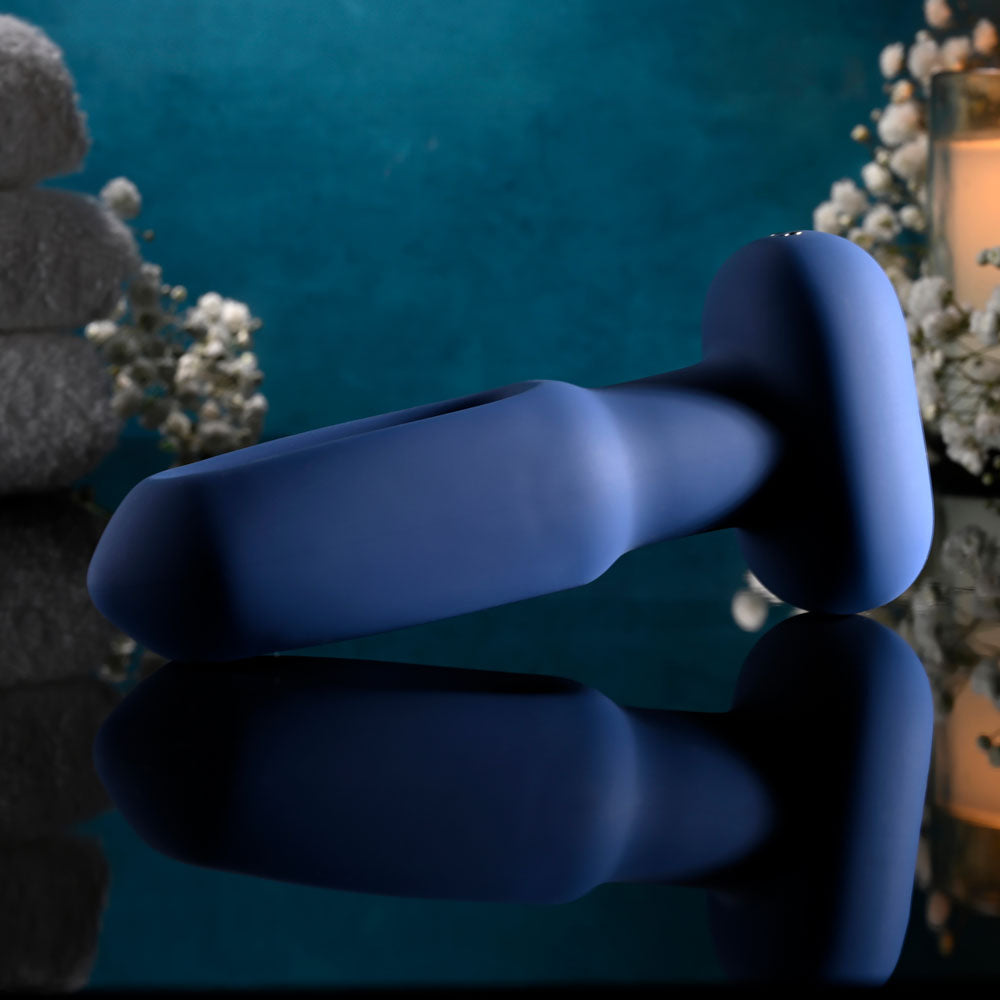 Buy Evolved THE FLAPPER - Blue 14 cm USB Rechargeable Vibrating and Flapping Butt Plug with Remote at NZ’s Mega Adult Toys Store. Discover premium sex toys with discreet shipping at the best price in NZ