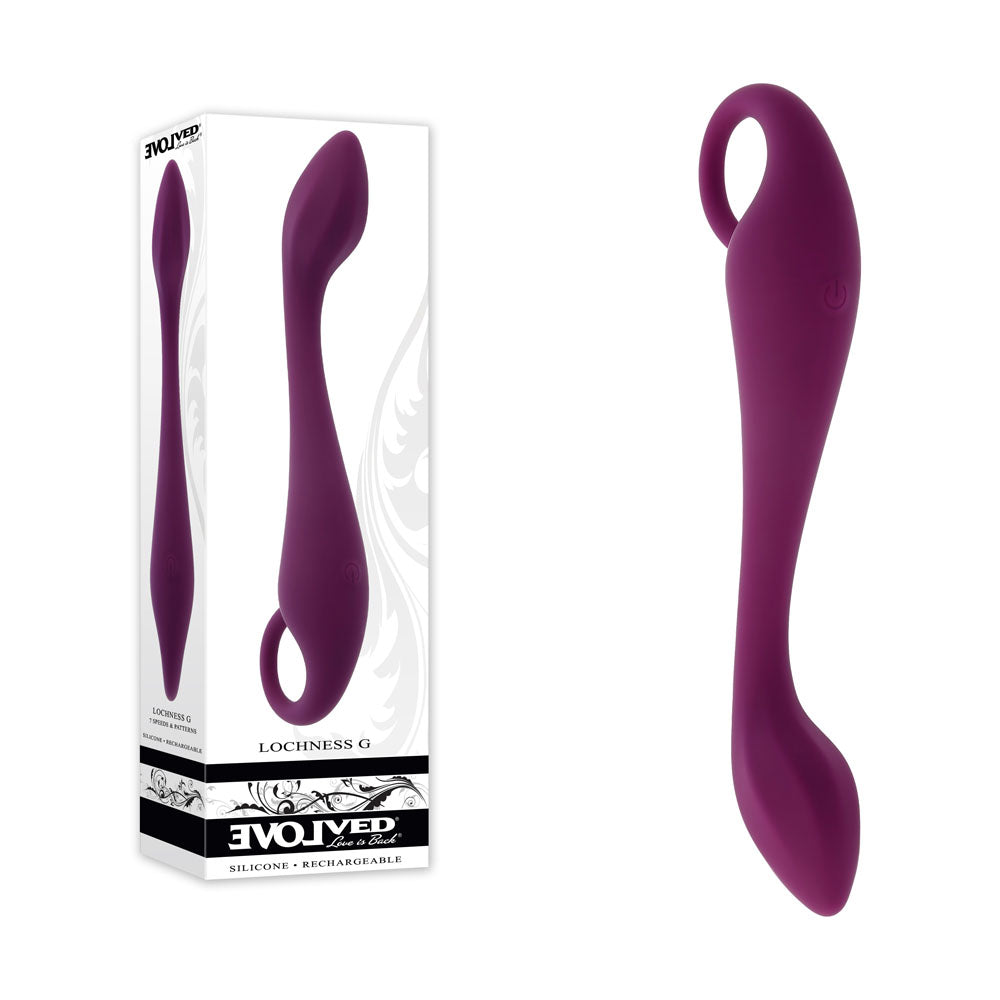 Buy Evolved LOCHNESS G - Purple 19 cm USB Rechargeable Vibrator at NZ’s Mega Adult Toys Store. Discover premium sex toys with discreet shipping at the best price in NZ