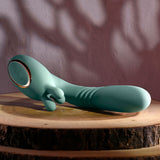 Buy Evolved THRUST INTO ECSTASY - Green 21 cm USB Rechargeable Thrusting & Rotating Vibrator at NZ’s Mega Adult Toys Store. Discover premium sex toys with discreet shipping at the best price in NZ