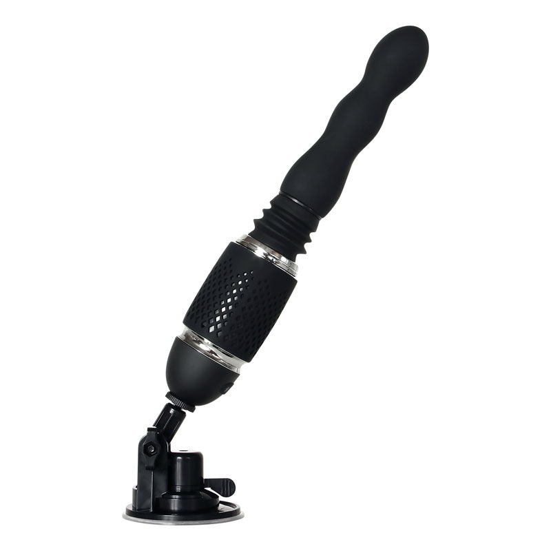 Buy Evolved Thrust & Go - Black 15 cm USB Rechargeable Thrusting Vibrator with Interchangable Shafts at NZ’s Mega Adult Toys Store. Discover premium sex toys with discreet shipping at the best price in NZ