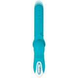 Buy Evolved The Show Stopper - Teal 23.5 cm USB Rechargeable Thrusting Rabbit Vibrator at NZ’s Mega Adult Toys Store. Discover premium sex toys with discreet shipping at the best price in NZ