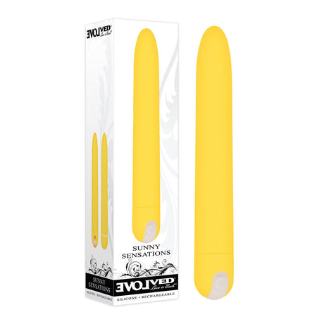 Buy Evolved Sunny Sensations - Yellow 18.6 cm USB Rechargeable Vibrator at NZ’s Mega Adult Toys Store. Discover premium sex toys with discreet shipping at the best price in NZ