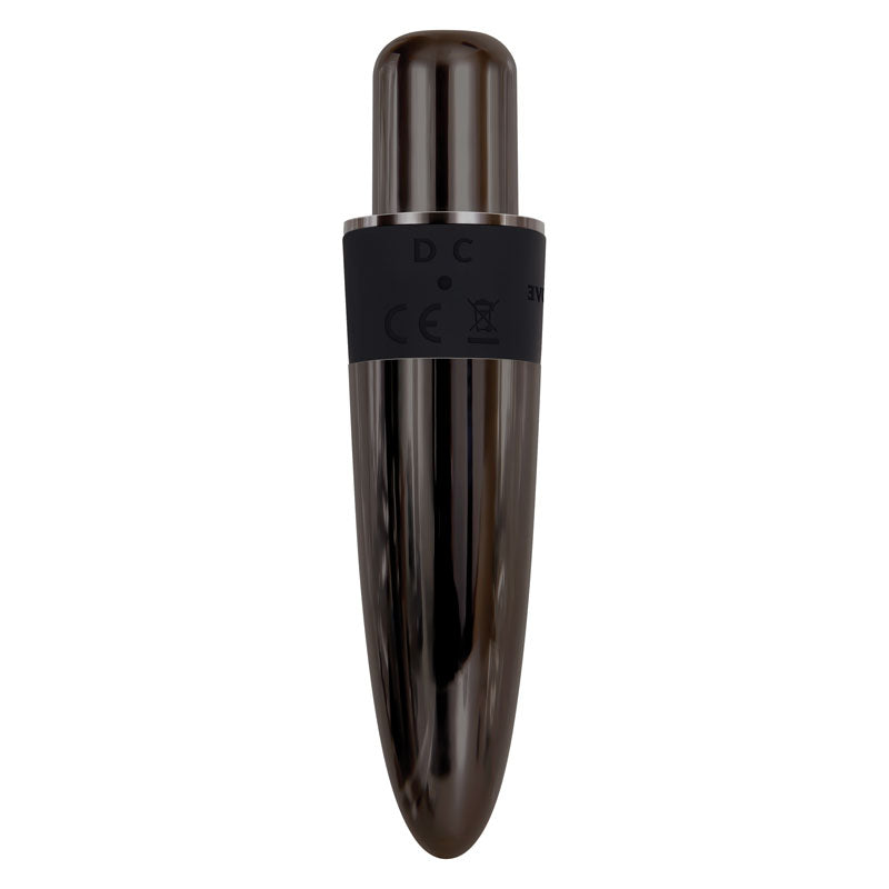 Buy Evolved Tiny Treasures - Black Chrome USB Rechargeable Mini Massager with Attachable Heads at NZ’s Mega Adult Toys Store. Discover premium sex toys with discreet shipping at the best price in NZ