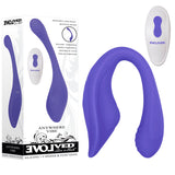 Buy Evolved ANYWHERE VIBE - Purple USB Rechargeable Flexible Vibe with Remote at NZ’s Mega Adult Toys Store. Discover premium sex toys with discreet shipping at the best price in NZ