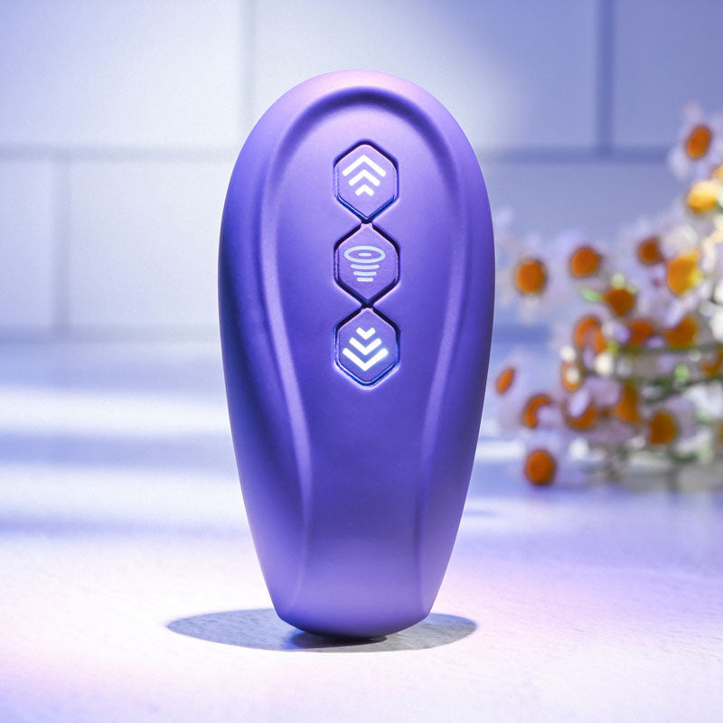 Buy Evolved 2 BECOME 1 - Purple 23.5 cm USB Rechargeable Strapless Strap - On with Remote at NZ’s Mega Adult Toys Store. Discover premium sex toys with discreet shipping at the best price in NZ