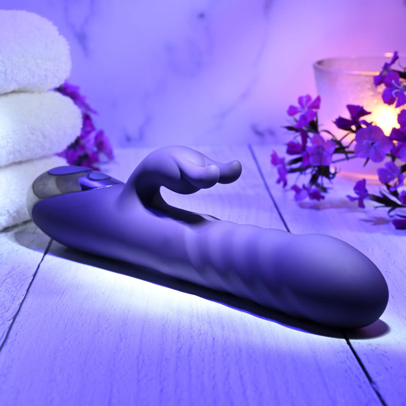 Buy Evolved RASCALLY RABBIT - Purple 22.9 cm USB Rechargeable Rabbit Vibrator at NZ’s Mega Adult Toys Store. Discover premium sex toys with discreet shipping at the best price in NZ