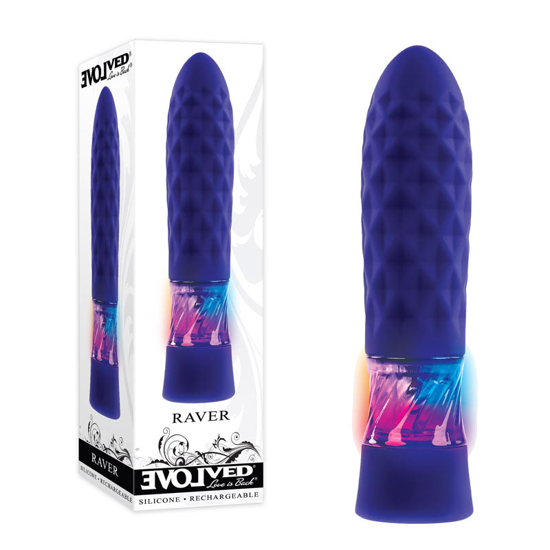 Buy Evolved RAVER - Blue 12.3 cm USB Rechargeable Mini Vibrator at NZ’s Mega Adult Toys Store. Discover premium sex toys with discreet shipping at the best price in NZ