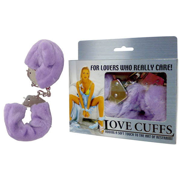 Buy Love Cuffs - Purple Fluffy Skin Hand Cuffs at NZ’s Mega Adult Toys Store. Discover premium sex toys with discreet shipping at the best price in NZ