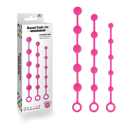 Buy - Pink Anal Beads - Set of 3 Sizes at NZ’s Mega Adult Toys Store. Discover premium sex toys with discreet shipping at the best price in NZ