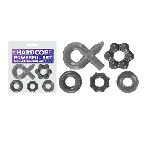 Buy Hardcore Powerful Set Cock Rings - Set of 5 - Smoke Cock Rings - Set of 5 at NZ’s Mega Adult Toys Store. Discover premium sex toys with discreet shipping at the best price in NZ