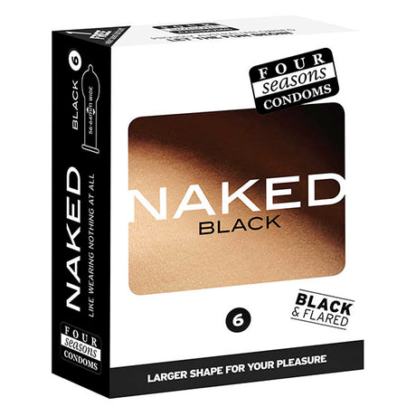 Buy Four Seasons Naked Black - Ultra Thin Black Condoms - 6 Pack at NZ’s Mega Adult Toys Store. Discover premium sex toys with discreet shipping at the best price in NZ