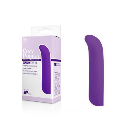 Buy Cozy Pointer - Purple - Purple 12.7 cm USB Rechargeable Mini Vibrator at NZ’s Mega Adult Toys Store. Discover premium sex toys with discreet shipping at the best price in NZ